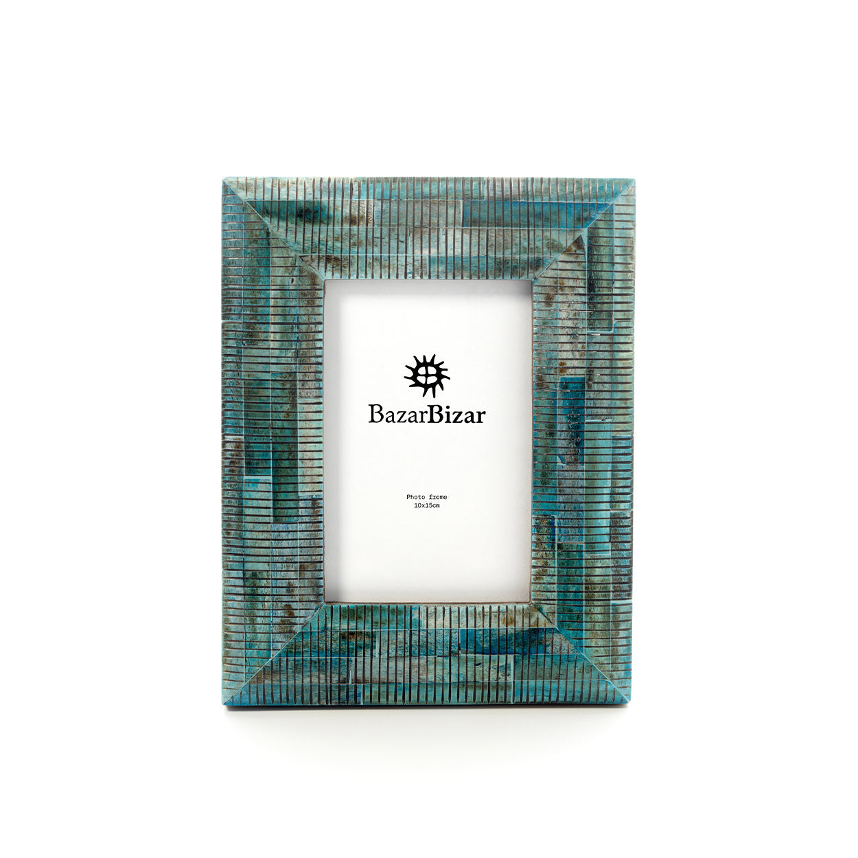 Marco Ondas del Océano - Turquesa - 10x15