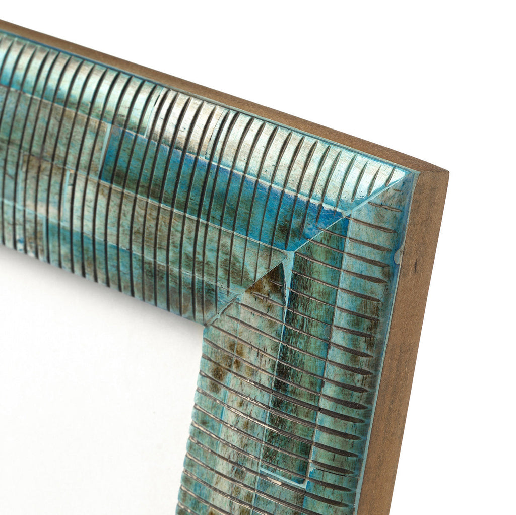 Marco Ondas del Océano - Turquesa - 10x15