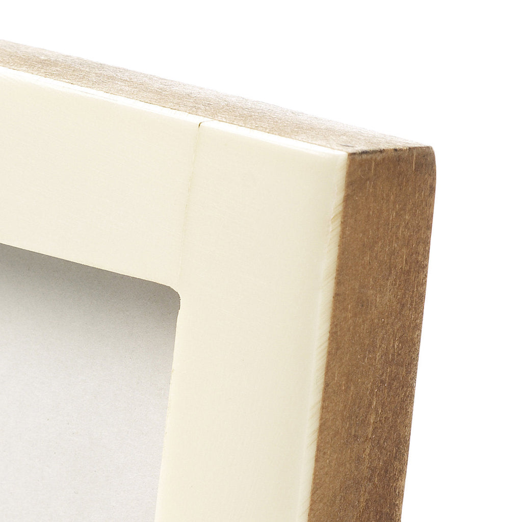 El pequeño marco Bone - Blanco - 5x7