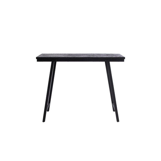 Mesa alta de espiga - negra - 140 cm
