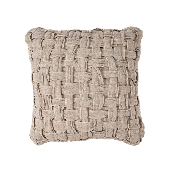 Funda de cojín Crosier de lino - natural