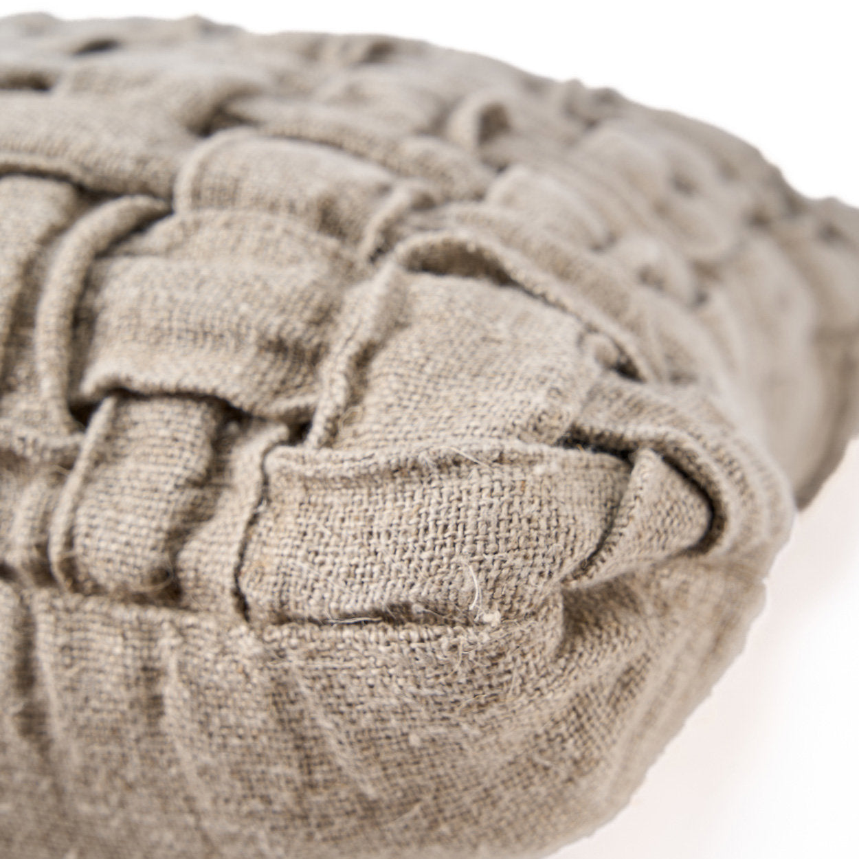 Funda de cojín Crosier de lino - natural