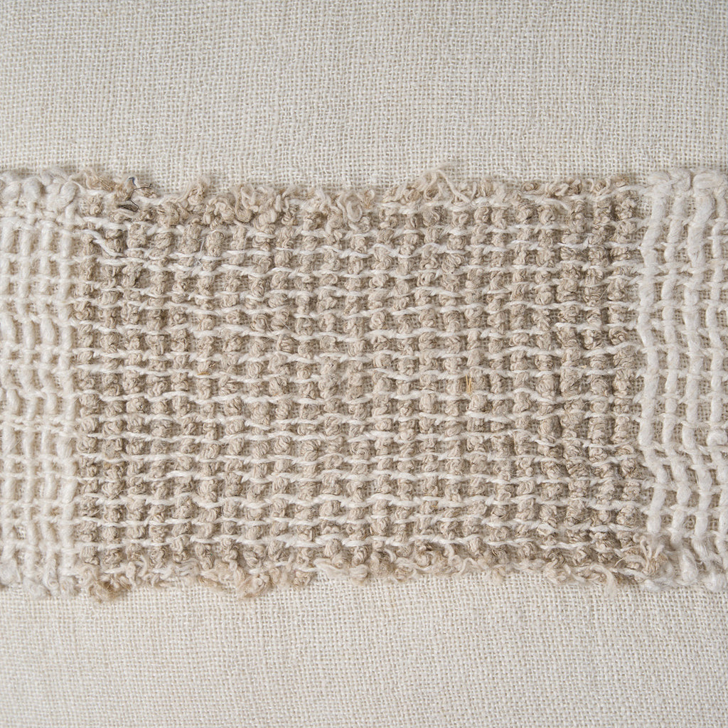 Funda de cojín The Linen Threads - blanco natural
