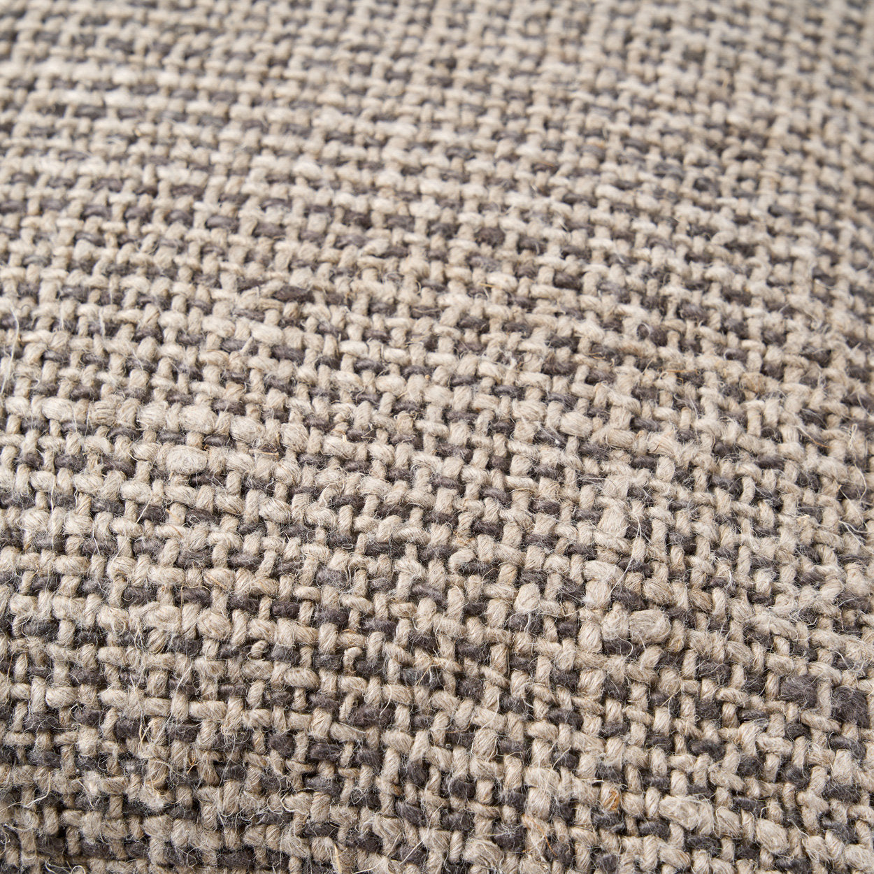 De Linen Grain Kussensloop - Naturel Zwart