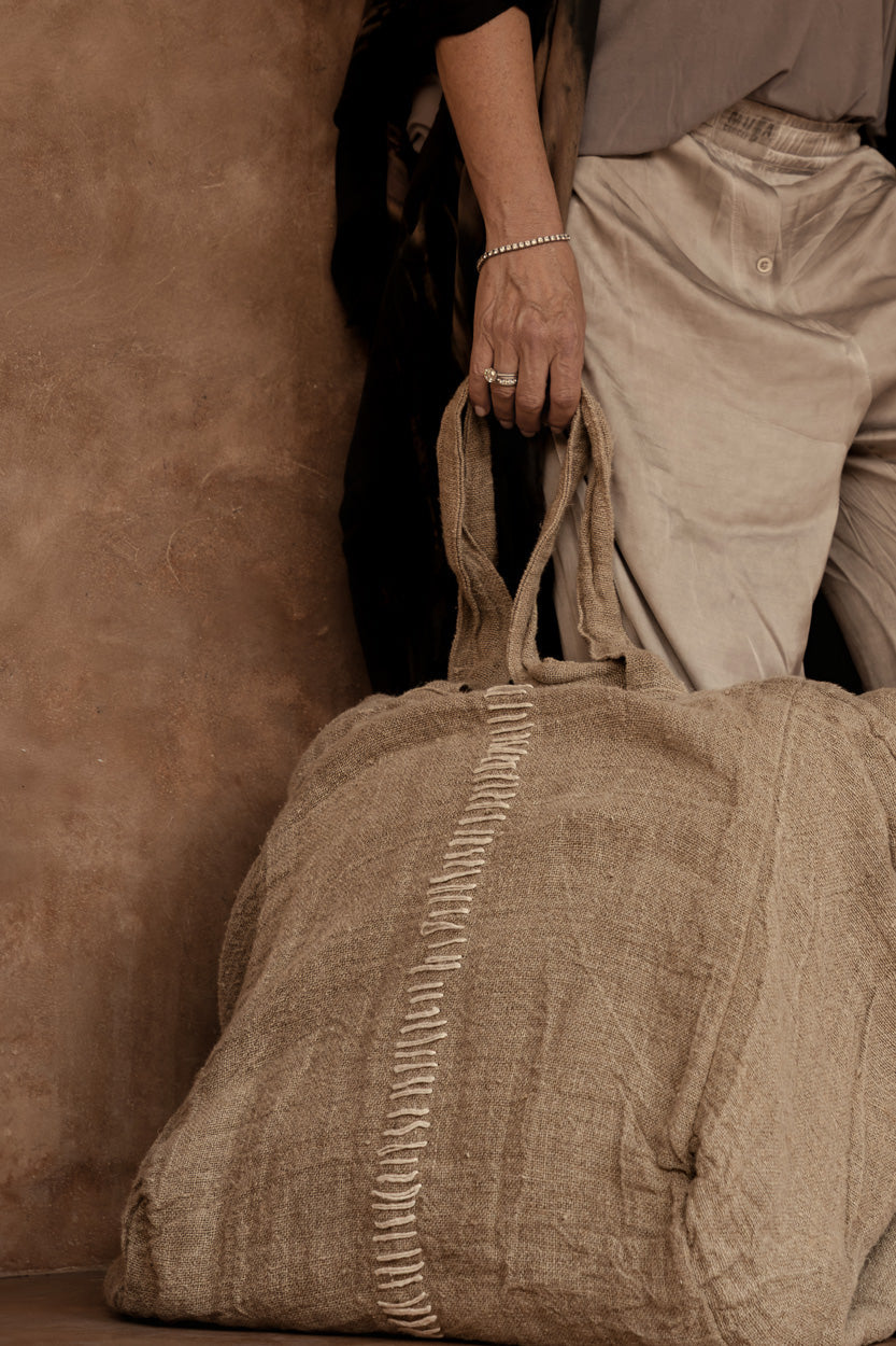 El shopper de lino Tote-ally - Natural