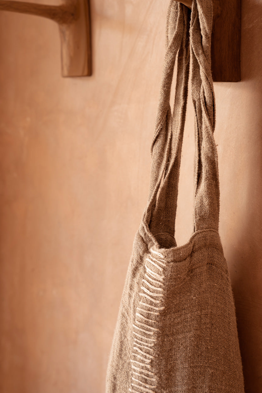 El shopper de lino Tote-ally - Natural