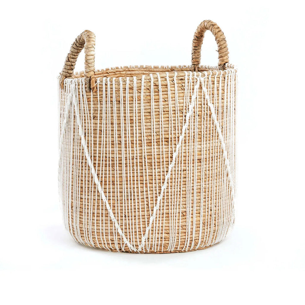 The Straight Stitched Macrame Basket - M