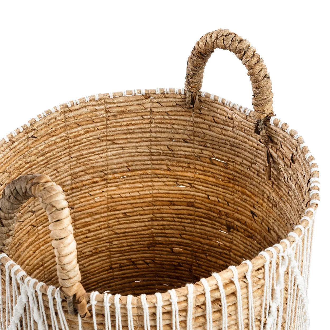 The Straight Stitched Macrame Basket - M