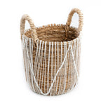 The Straight Stitched Macrame Basket - M