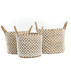 The Crossed Stitched Macrame Basket - L
