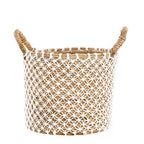 The Crossed Stitched Macrame Basket - M