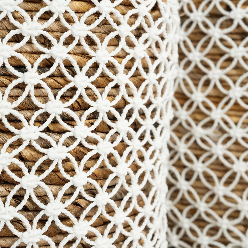 The Crossed Stitched Macrame Basket - S