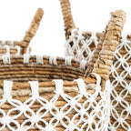 The Crossed Stitched Macrame Basket - S