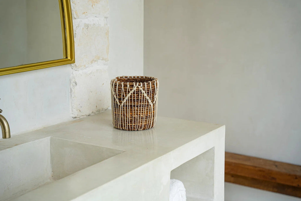 The Macra-mazing Basket - Natural White - S