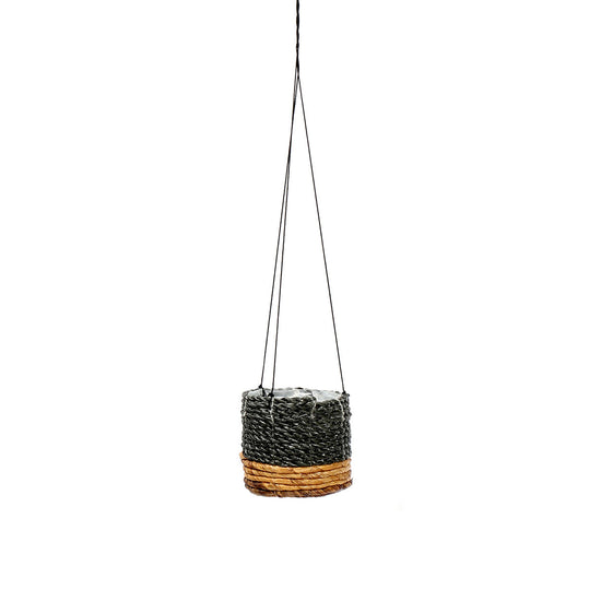 El colgador para planta de plátano - Negro natural - S