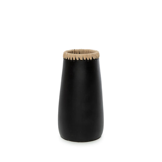 El Jarrón Sigiloso - Negro Natural - M