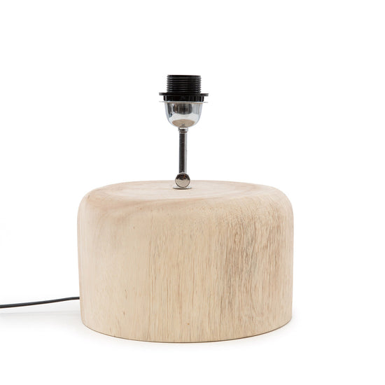 La base para lámpara de mesa en madera de teca - natural