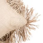 The Jute Bonita Cushion Cover - Natural - 30x50