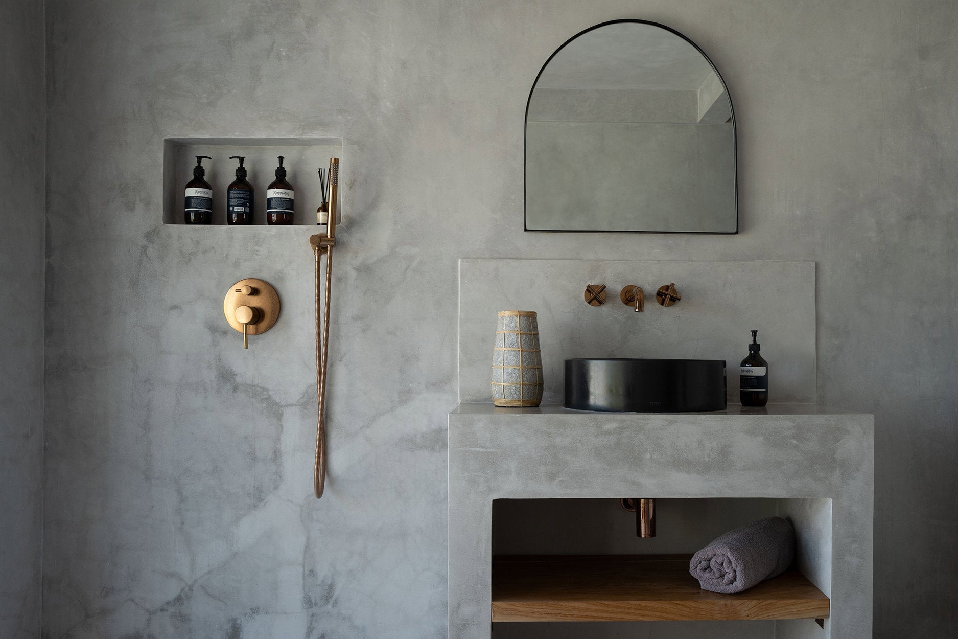 Jarrón Cutie - Hormigón natural - L