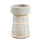 The Serene Candle Holder - Concrete Natural - L