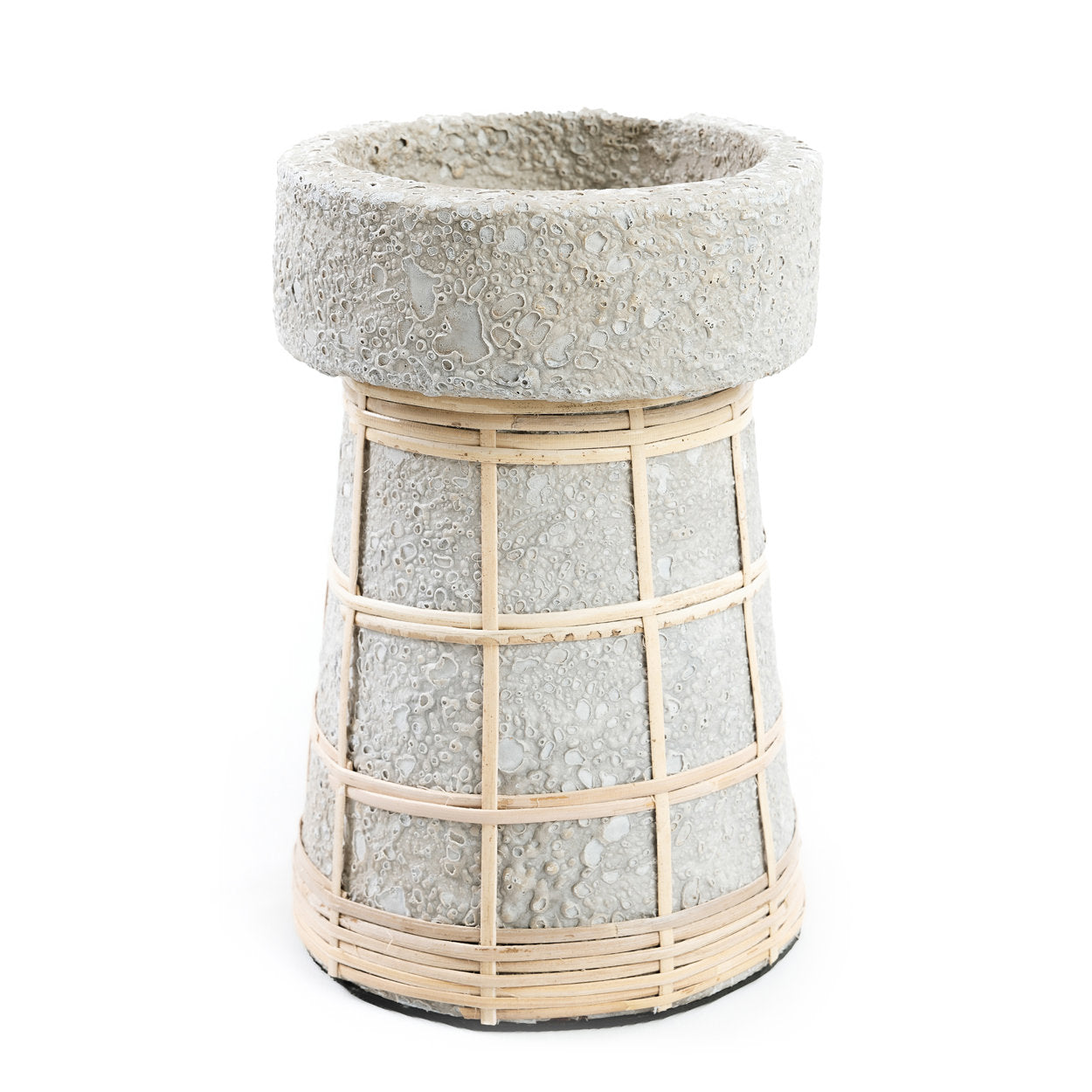 The Serene Candle Holder - Concrete Natural - L