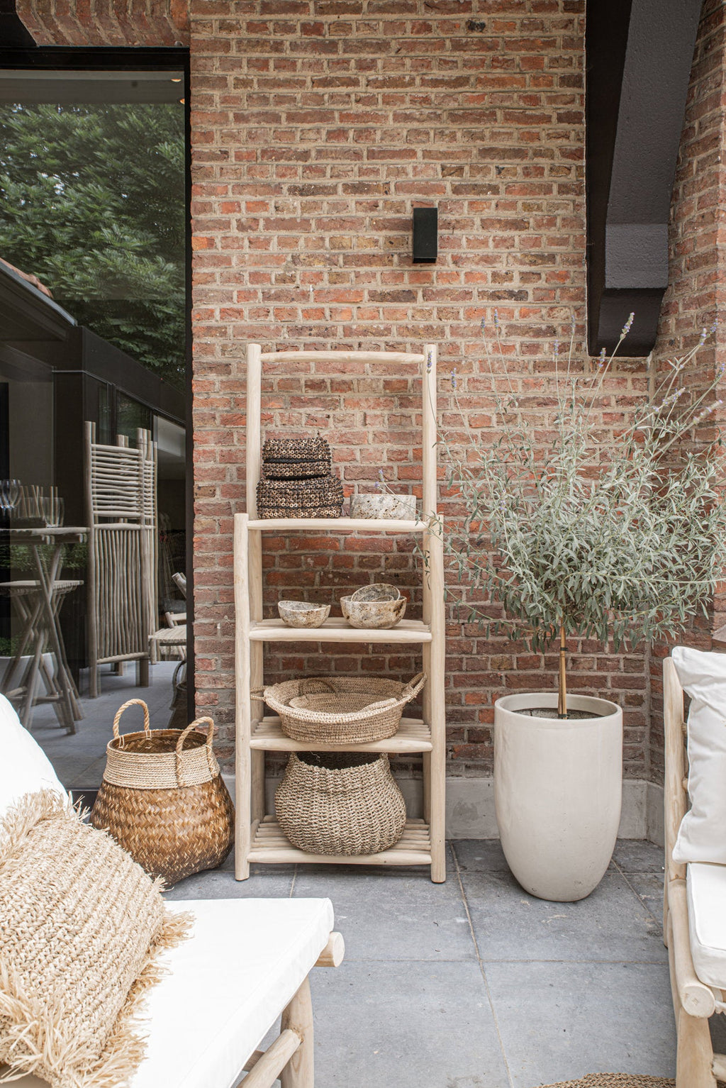 De Raffia Mand - Naturel - S