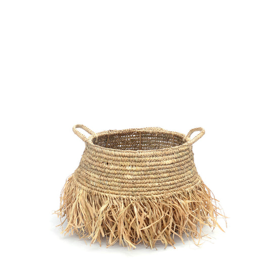 Cestas de rafia Deluxe - Natural - Medianas