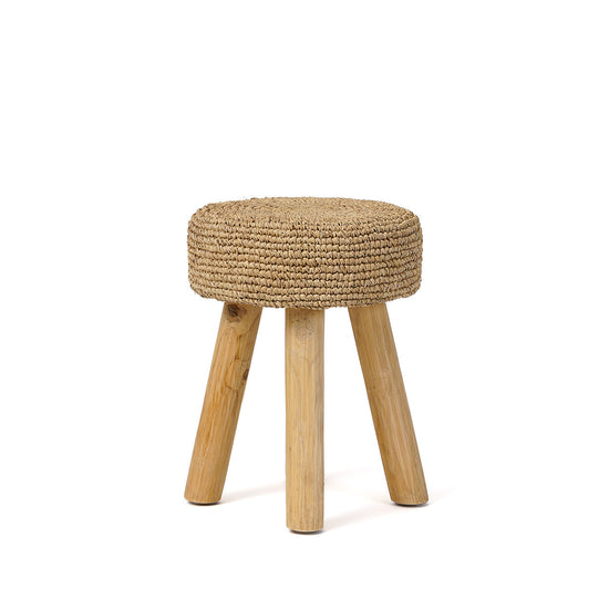 Taburete de rafia - natural