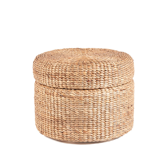 Puf de almacenamiento Círculo - Natural