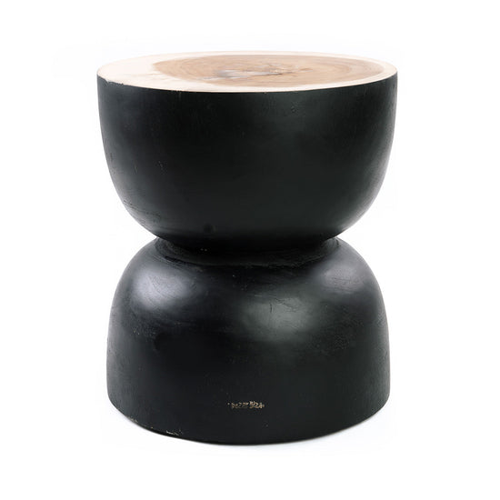Taburete Karbun - negro natural