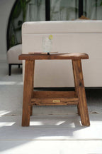 The Fab Rustic Stool - Natural