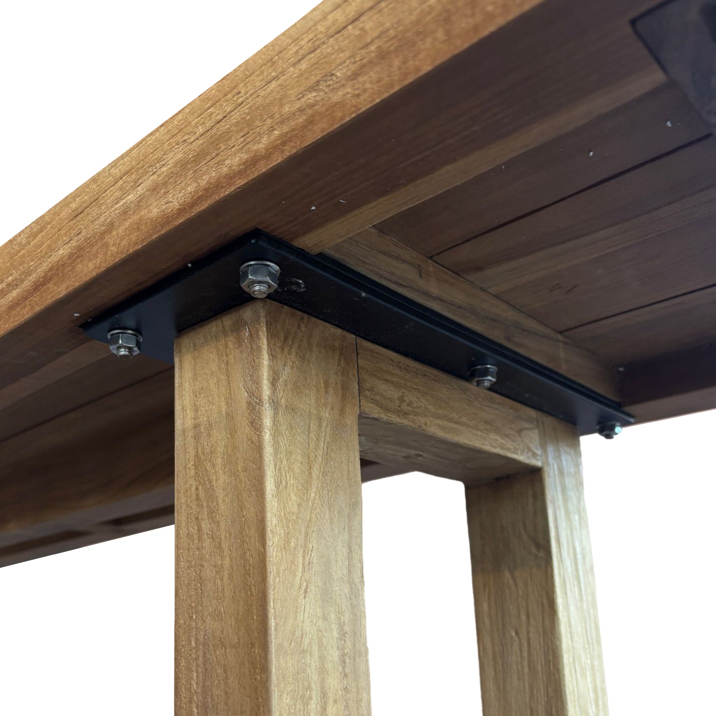 Bank met vierkante poot - Natuurlijk - 280