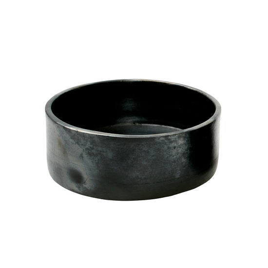 El Plato Cilíndrico Quemado - Negro - L