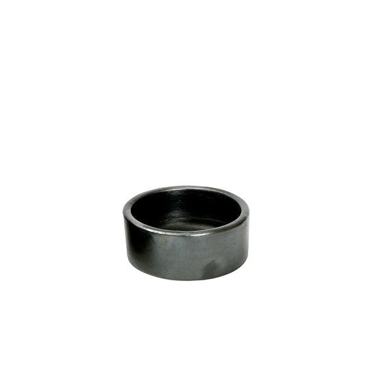 El Plato Cilíndrico Quemado - Negro - S