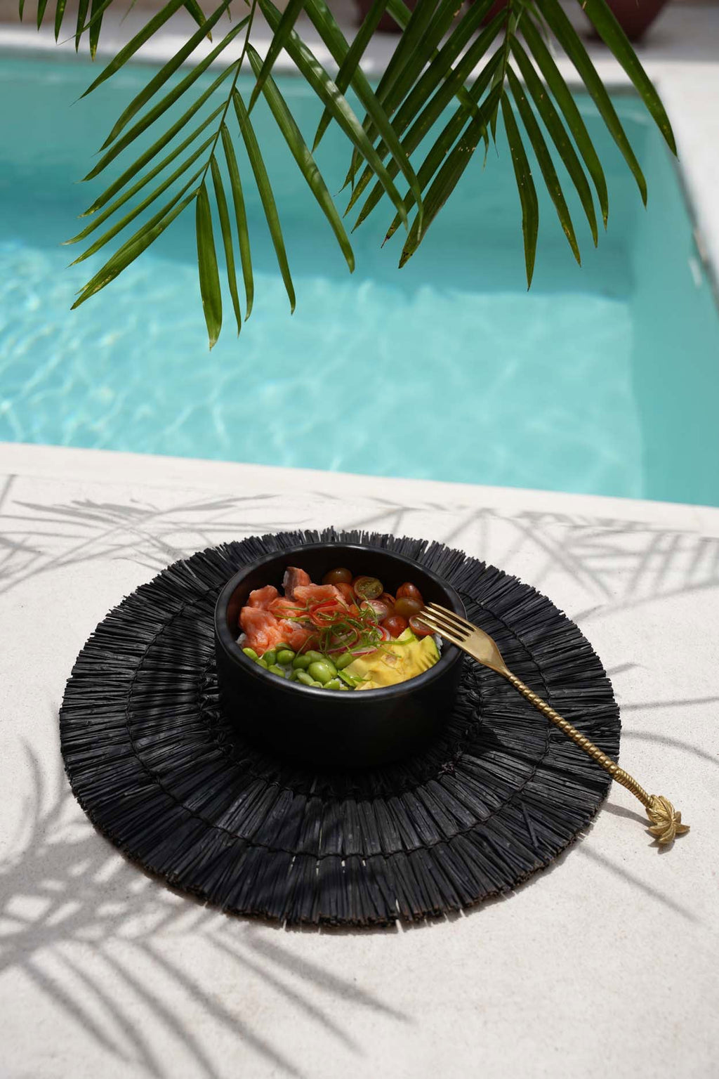 The Burned Cylinder Dish - Black - Set of 3