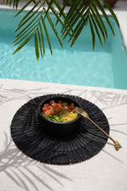 The Burned Cylinder Dish - Black - Set of 3