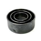 The Burned Cylinder Dish - Black - Set of 3