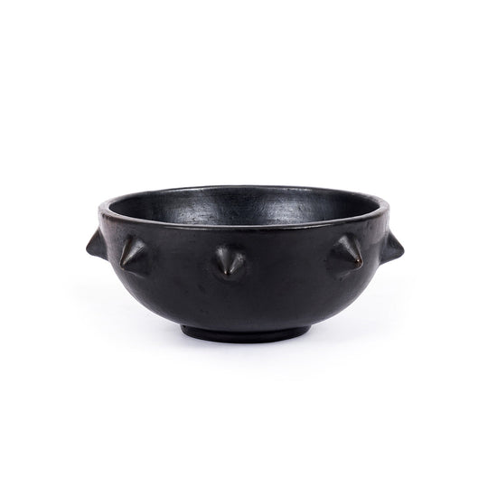 El bol étnico quemado