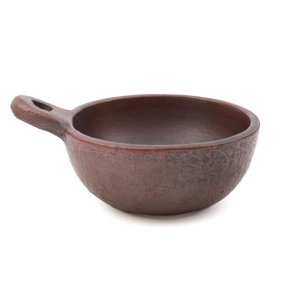 Bol étnico con asa - terracota - M
