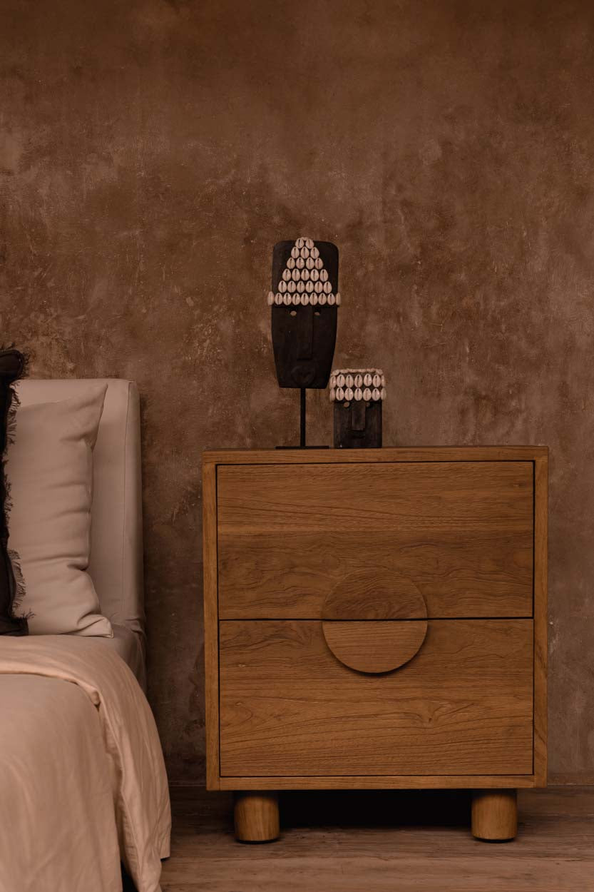 La mesita de noche Eclipse - natural