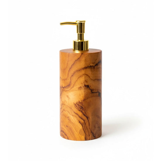 Dispensador de jabón de madera - natural