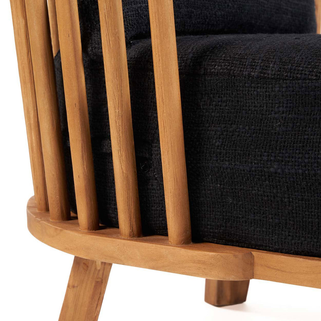The Malawi One Seater - Natural Black