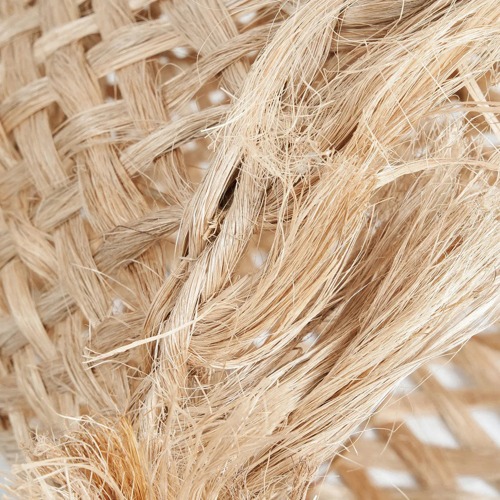 Colgante de medusa de abacá - Natural - M