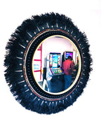 Espejo de fibras negras "Verónica" 1.2 metros