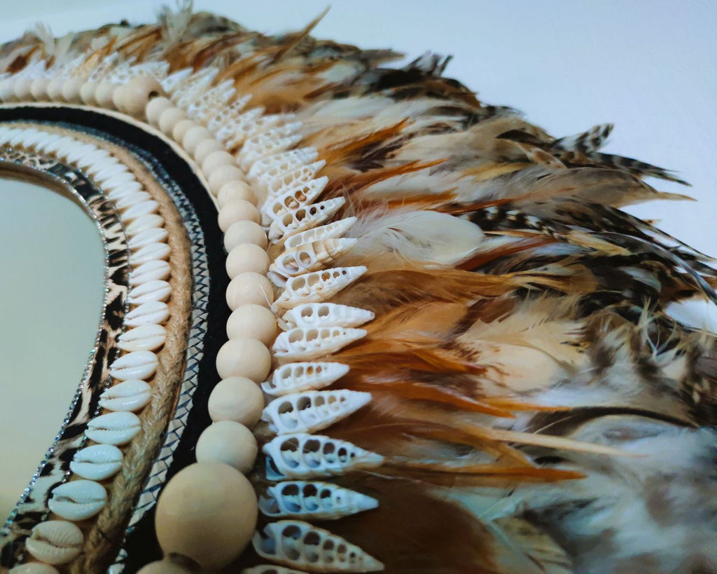 Espejo de plumas “Raíces Étnicas”